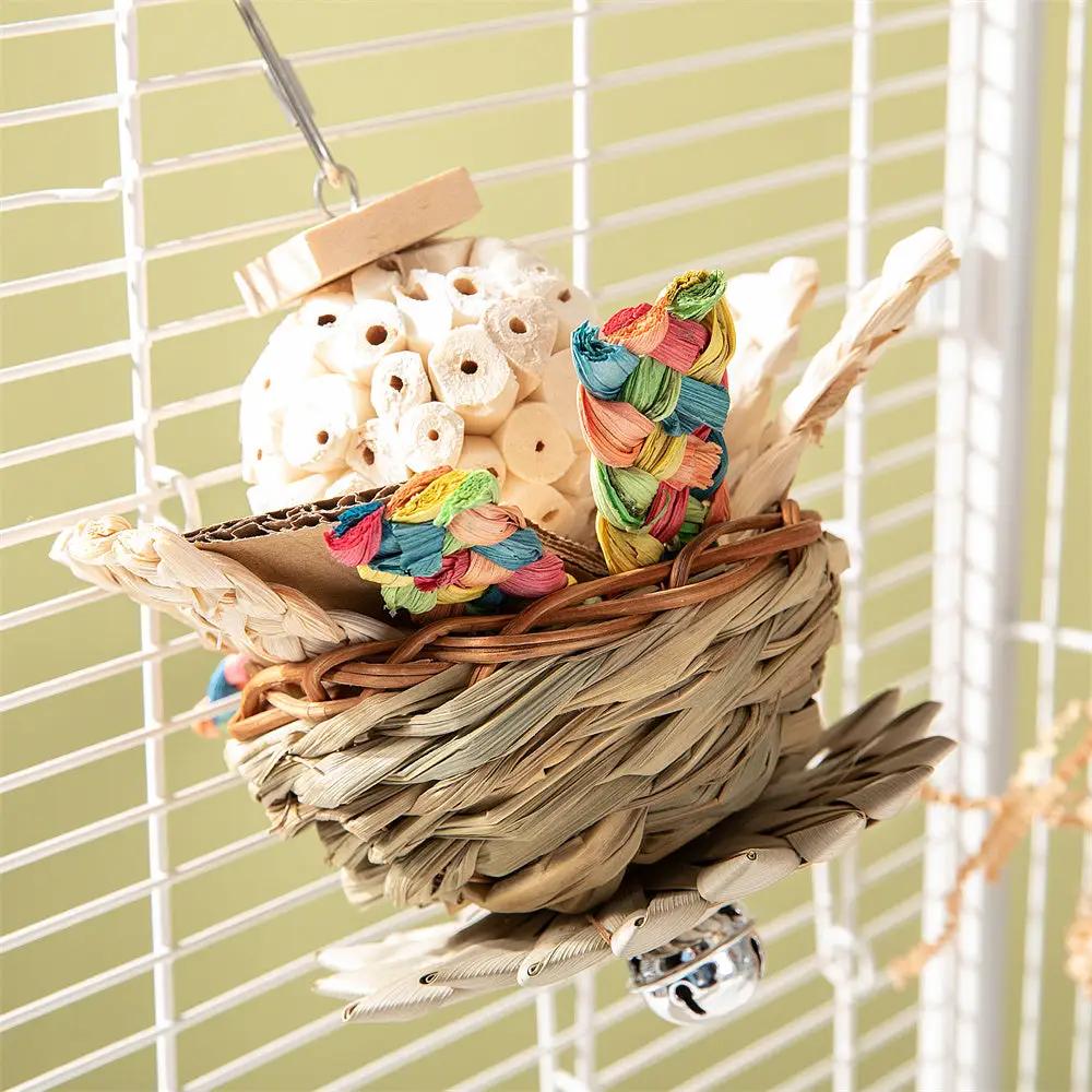 Parrot Bird Toy Gnawing Molar Chew Durable Supplies Set Kit by Sell My Stuff