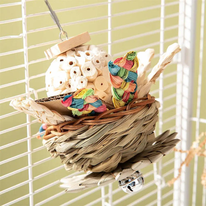Parrot Bird Toy Gnawing Molar Chew Durable Supplies Set Kit by Sell My Stuff