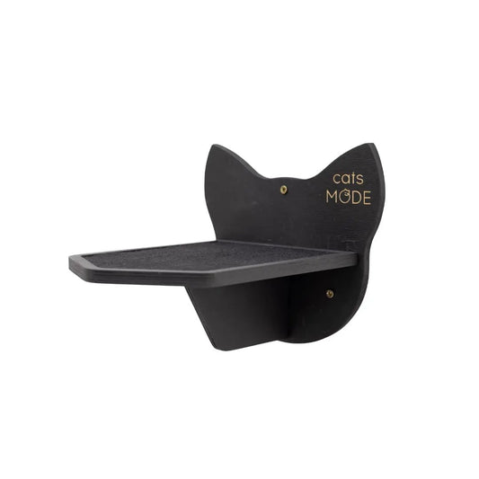 Enjoy The Wood Premium Solid Black Modular Wooden Cat Step Units by Enjoy The Wood