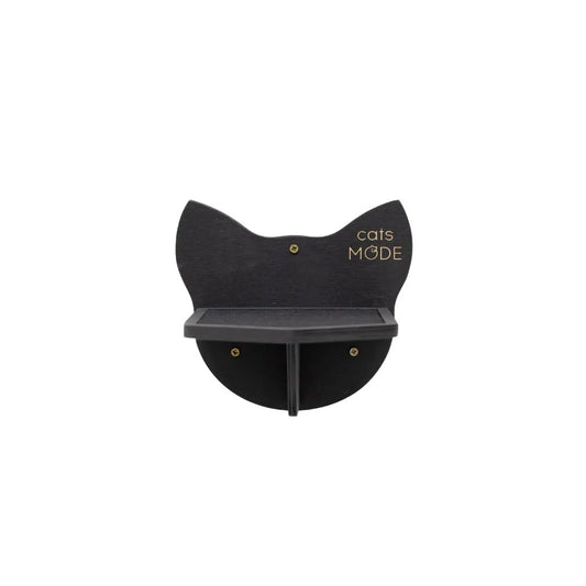 Enjoy The Wood Premium Solid Black Modular Wooden Cat Step Units by Enjoy The Wood