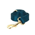Load image into Gallery viewer, Luxe Blue Green Satin Dog Harness And Leash Set No Pull Custom Matching Pet Walking Gear Style by DDPaws
