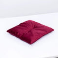 Carica l'immagine nel visualizzatore della galleria, Enjoy The Wood Burgundy Velvet Cat Cushion Pillow For Hexagon Shelves Or Standalone Floor Window Pet Nesting Bed by Enjoy The Wood
