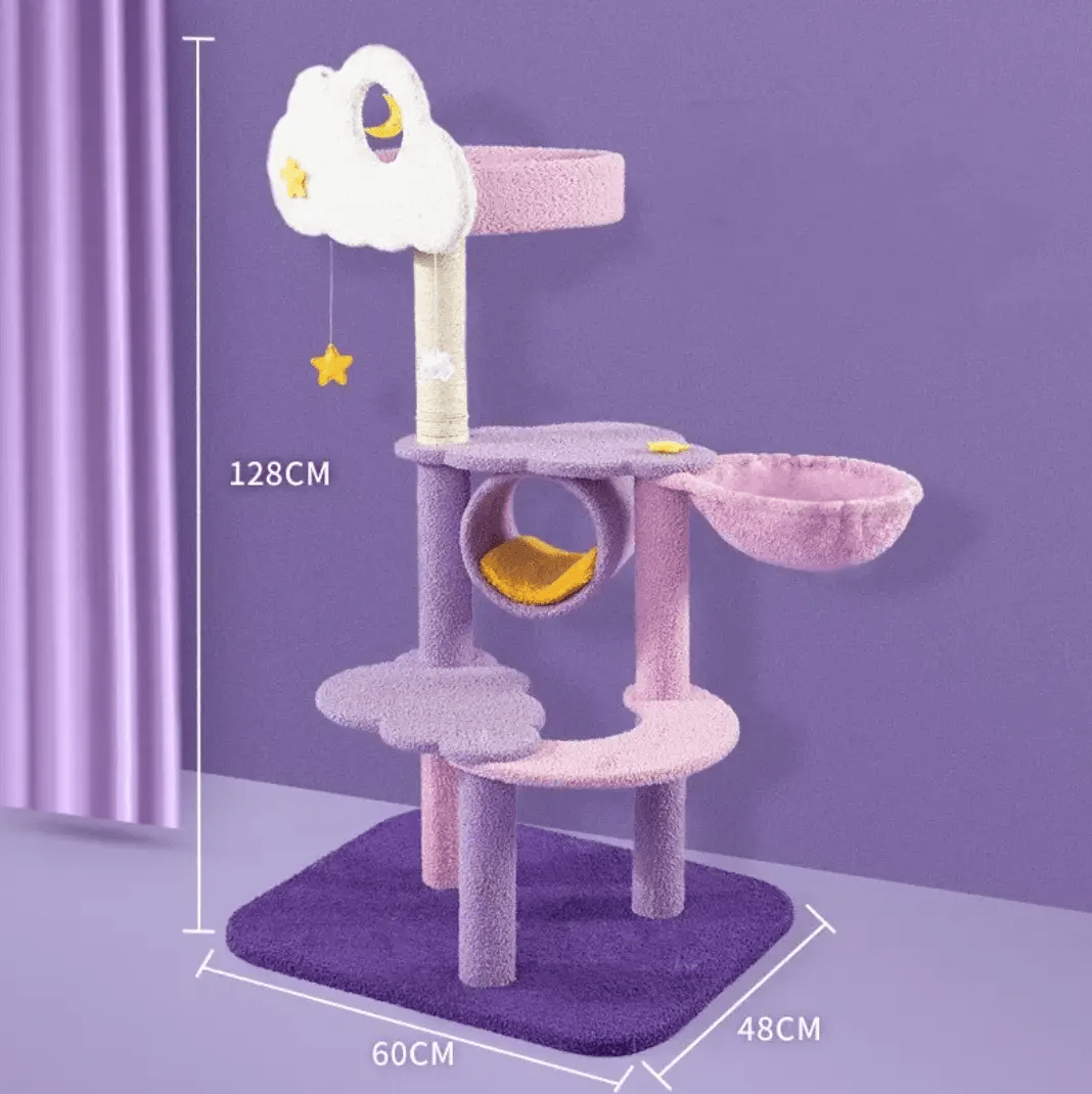 PawPerfect Large Indoor Cat Scratching and Jumping Durable Platform by For Animals, With Love