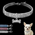 Load image into Gallery viewer, Bling Rhinestone Dog Collar Crystal Puppy Chihuahua Pet Dog Collars Leash For Small Medium Dogs Cats by My Store
