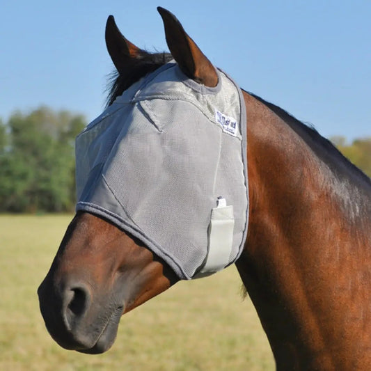 Cashel Crusader Fly Mask Grey Weanling - from For Animals, With Love