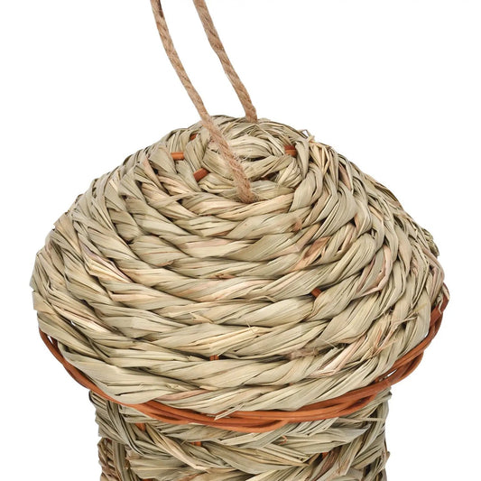 Artisan Handmade Straw Bird Nest Small Natural Yellow Grass Decor by Sell My Stuff