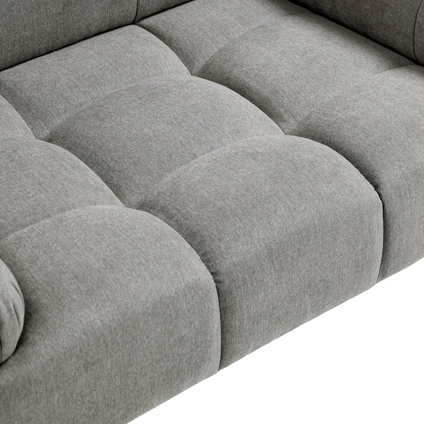 Marcel Upholstered Modern Pet Bed, Small to Medium Dog or Cat Uptown Gray Performance Velvet by HouseOfZazla