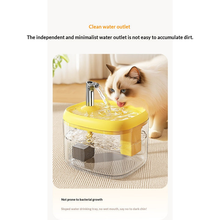 Close-up of faucet-style outlet