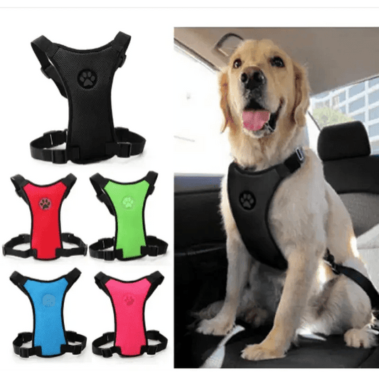 Dog Supplies Breathable Mesh Chest Strap Car Safety Harness Vest by For Animals, With Love
