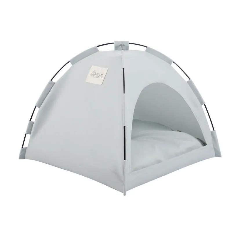 Cozy Camper-Style Pet Cave Bed Portable Soft Reversible Plush Fabric by Sell My Stuff