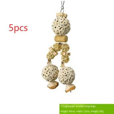 Parrot Natural Grass Ball Chewing Toy Reduces Stress And Boredom by Sell My Stuff