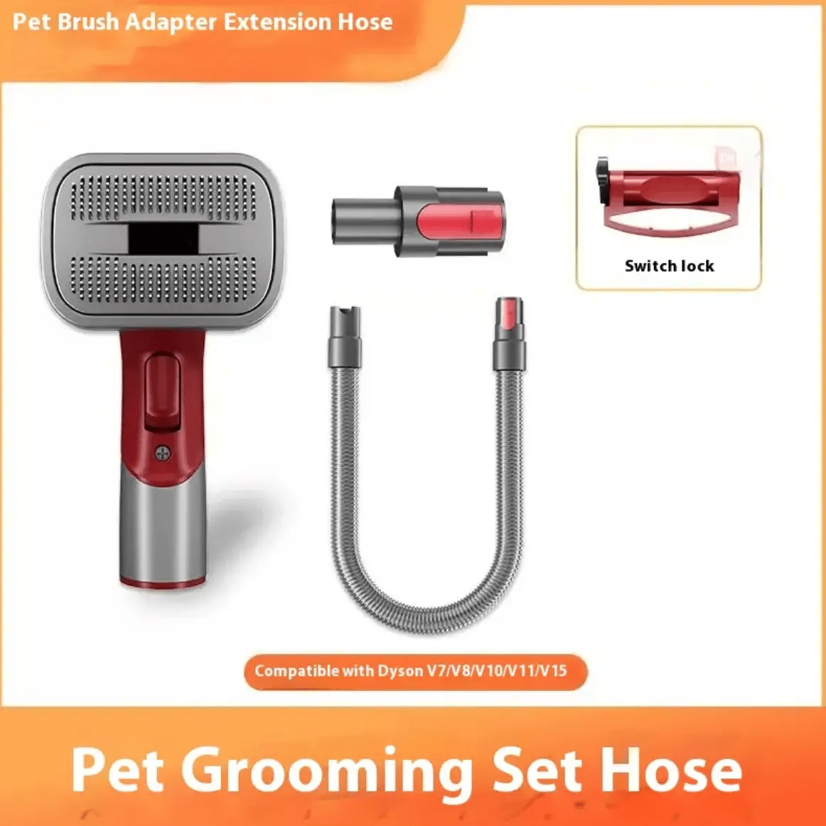 Premium Full Series Pet Shaver Comb With Integrated Hair Suction Head For Dogs And Cats by For Animals, With Love
