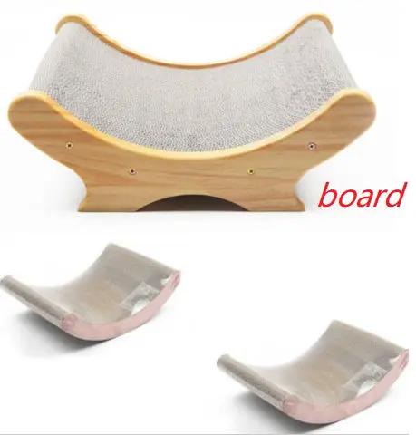 PurrLux U Shaped Cat Bed Scratcher Paw Grinder Multifunctional Corrugated Scratchpad Surface For Grooming by Sell My Stuff