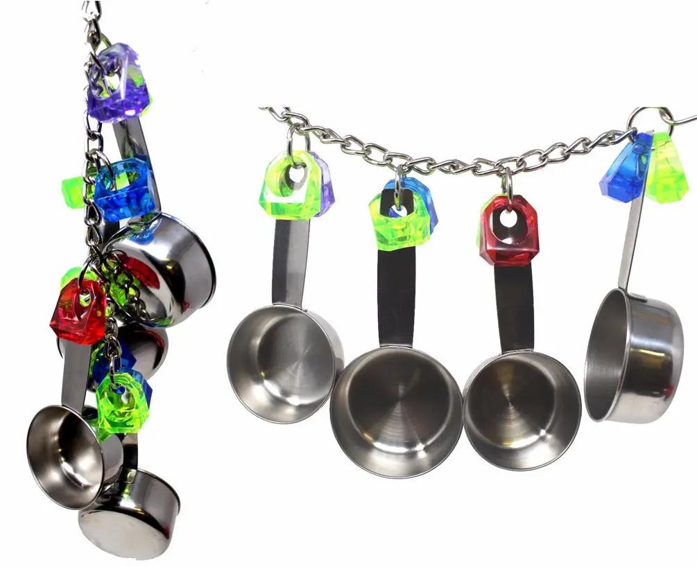 Parrot Bite Premium Stainless Steel 35Cm String Toy For Birds And Pets Durable Heavy Duty Cage Hanging Chew Toy by Sell My Stuff