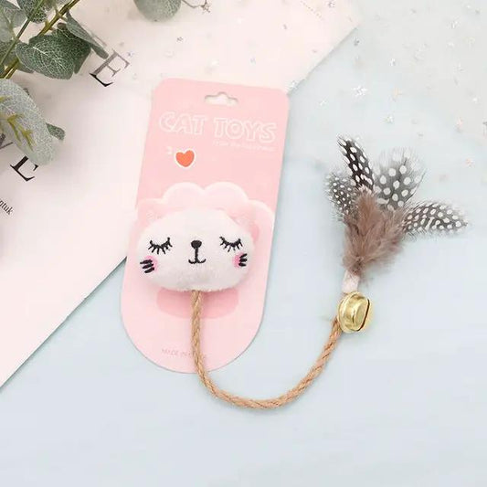 Funny Cat Brand Feather Toy With Bell by For Animals, With Love
