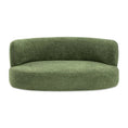 Charger l'image dans la visionneuse de la galerie, Shep 36' Curved Dog Sofa Bed Medium Moss Green Fleeced Teddy by HouseOfZazla
