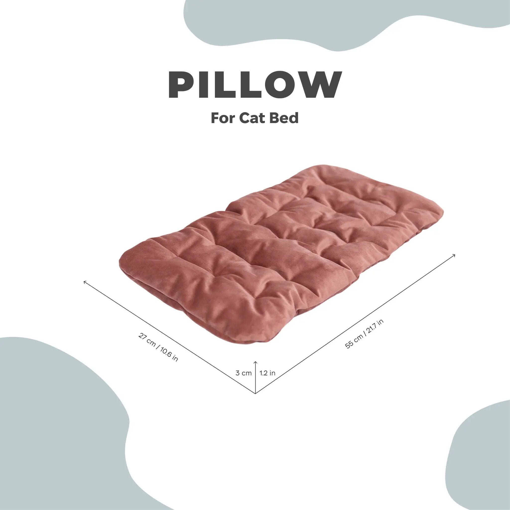 Enjoy The Wood Pink Sleeping Cat Pillow Soft Support Recovery Cushion by Enjoy The Wood