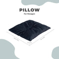 Gallery viewerに画像を読み込む, Enjoy The Wood Premium Soft Black Cat Cushion Hexagon Shelf Insert by Enjoy The Wood

