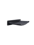 Load image into Gallery viewer, Cat Hammock Shelf with charcoal fabric hammock on a wood wall mount
