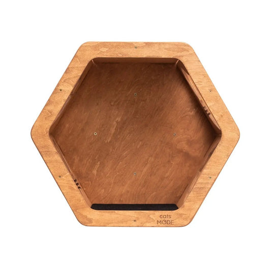 OakHaven Premium Solid Wood Wall Mounted Cat Shelf For Active Cats by Enjoy The Wood