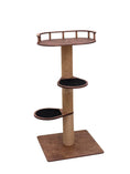 Charger l'image dans la visionneuse de la galerie, WoodCraft Wooden Cat Tree With Natural Plywood And Durable Twine Wrapping For Indoor Pets by Enjoy The Wood

