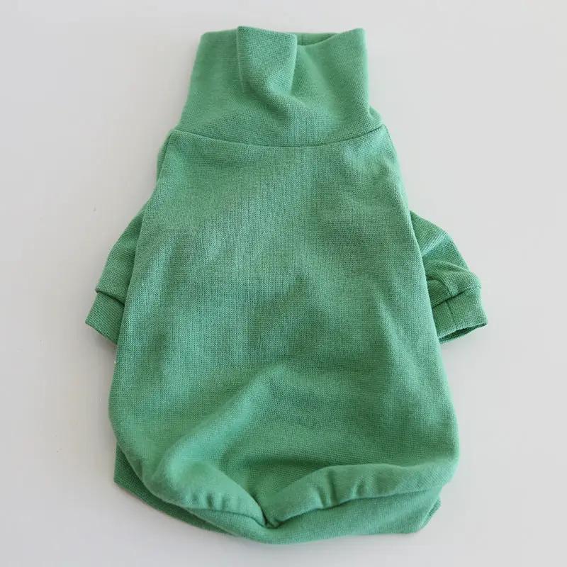Small Dog Spring Solid Color Two-Legged Sweater
