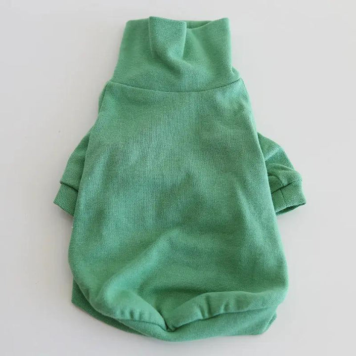 Small Dog Spring Solid Color Two-Legged Sweater