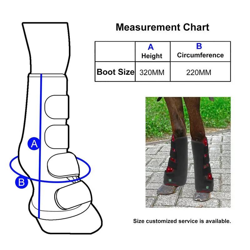 Equine Infrared Red Light Leg Wraps
