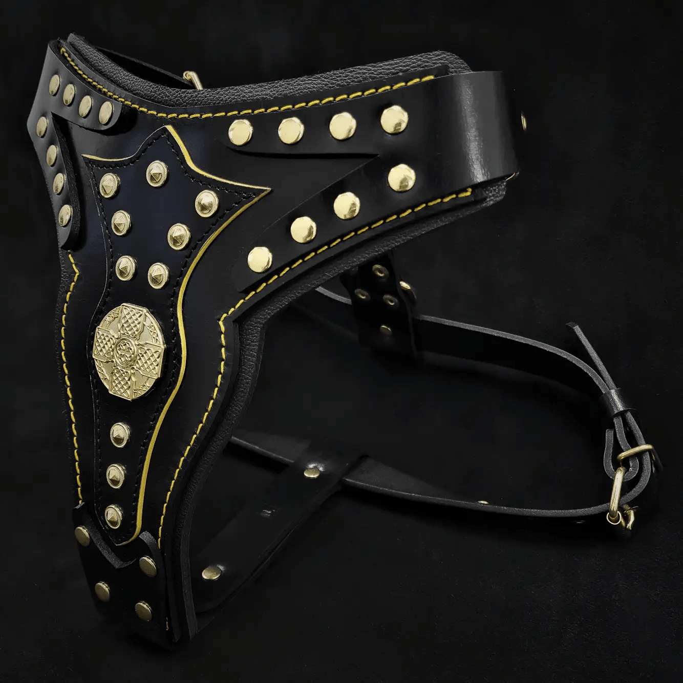The "Maximus" harness V2 - Pet Collars & Harnesses from Bestia Dog Gear