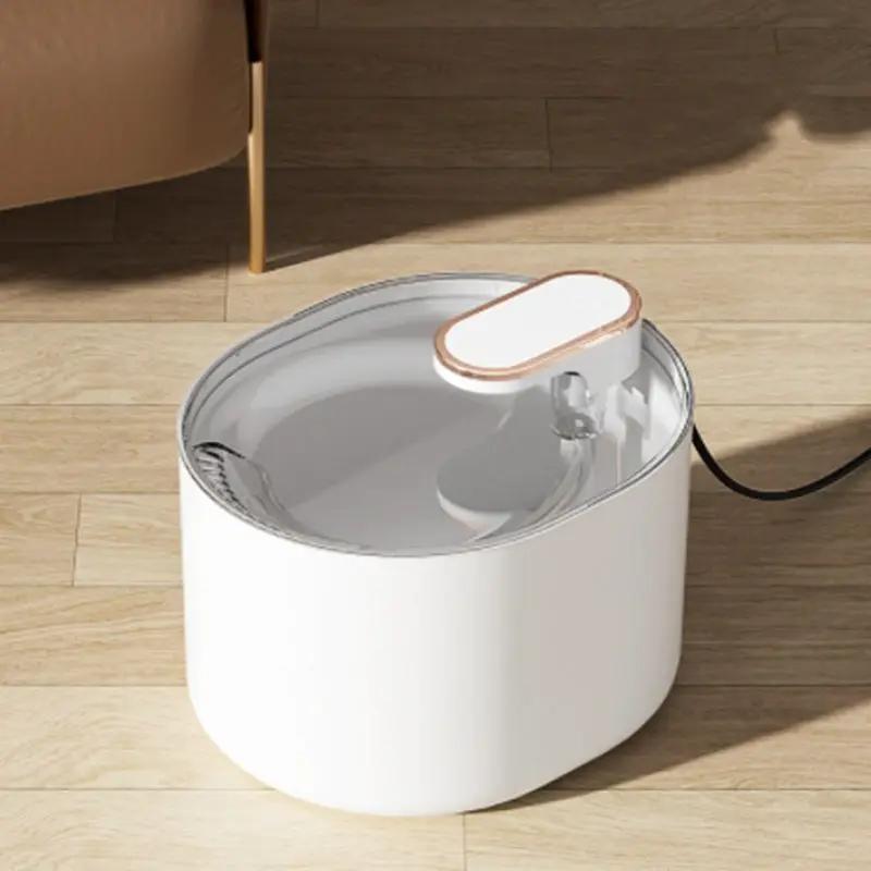 Silent Automatic Pet Water Fountain USB Rechargeable Electric Feeder by Vivalo