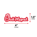 Load image into Gallery viewer, Chick Magnet Embroidered Morale Patch 4x1.5 Inch Hook Fastener Vest by kiloninerpets
