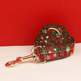 Bild in Galerie-Betrachter laden, Festive Pets Christmas Plaid No Pull Dog Harness Set Collar Leash Personalized Engraved Buckle Tailored Fit by DDPaws
