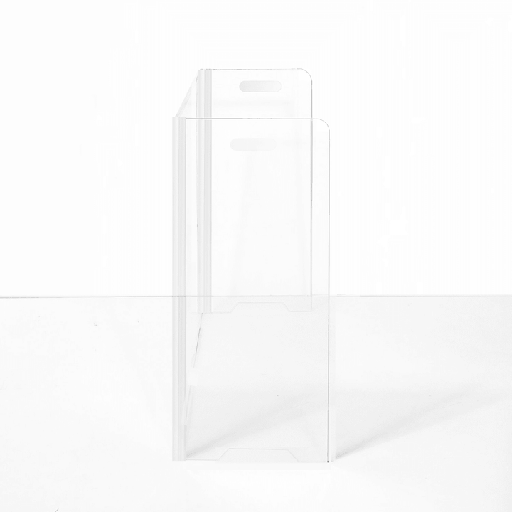 Hiddin Clear Front Pet Gate with Pivoting Side Panels