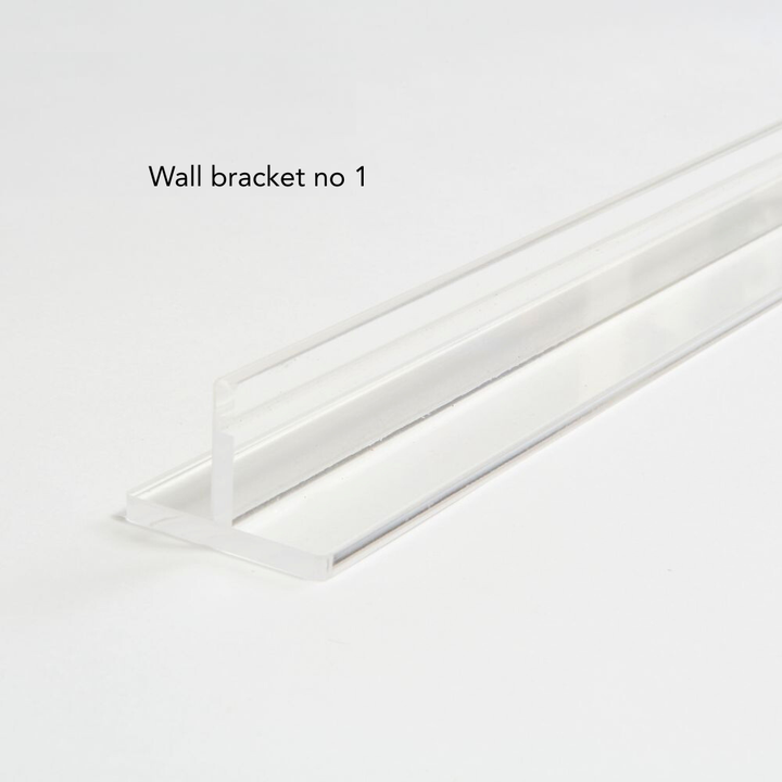 Hiddin Clear Acrylic Wall-Mounted Zig Zag Pet Gate – 30 in High
