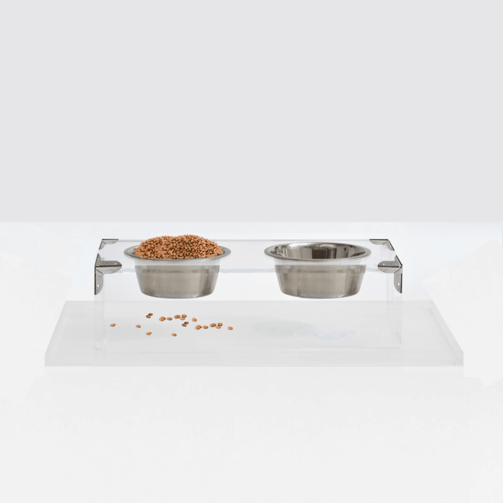 Hiddin Clear Acrylic Feeder Overflow Tray