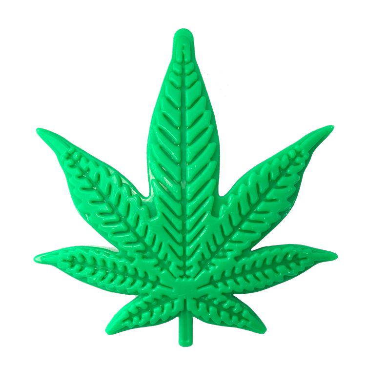 SodaPup Colorado Maple Leaf nylon dog chew toy in green