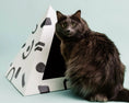 Gallery viewerに画像を読み込む, Kitty Kardboard® Cat Pyramid - Artistic Cardboard Feline Hideaway by KittyKardboard
