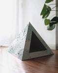 Load image into Gallery viewer, Kitty Kardboard Premium Cardboard Cat Pyramid Modern Sleek Home Decor And Cozy Cat Hideaway by KittyKardboard

