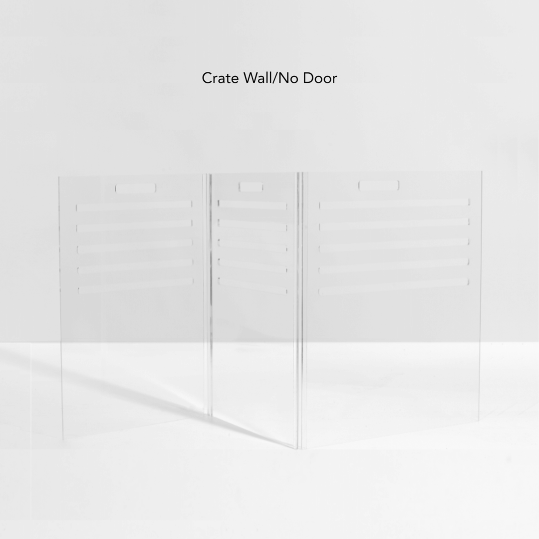 Hiddin Clear Acrylic Dog Crate Replacement Parts