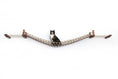 Charger l'image dans la visionneuse de la galerie, Double Cat Hammock and Climbing Bridge Combo cat bridge in brown wood and rope, with a cat perched
