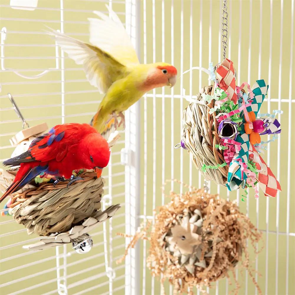 Parrot Bird Toy Gnawing Molar Chew Durable Supplies Set Kit by Sell My Stuff