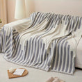 Load image into Gallery viewer, Chenille sofa cover by topspet with gray fern-pattern, soft non-slip universal protector for couches
