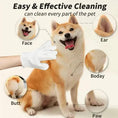 Gallery viewerに画像を読み込む, Premium Pet Cleaning Gloves And Safe Hygiene Wipes Kit For Dogs Cats by For Animals, With Love
