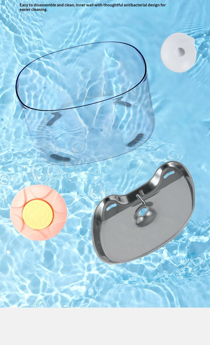 Exploded reservoir and tray assembly