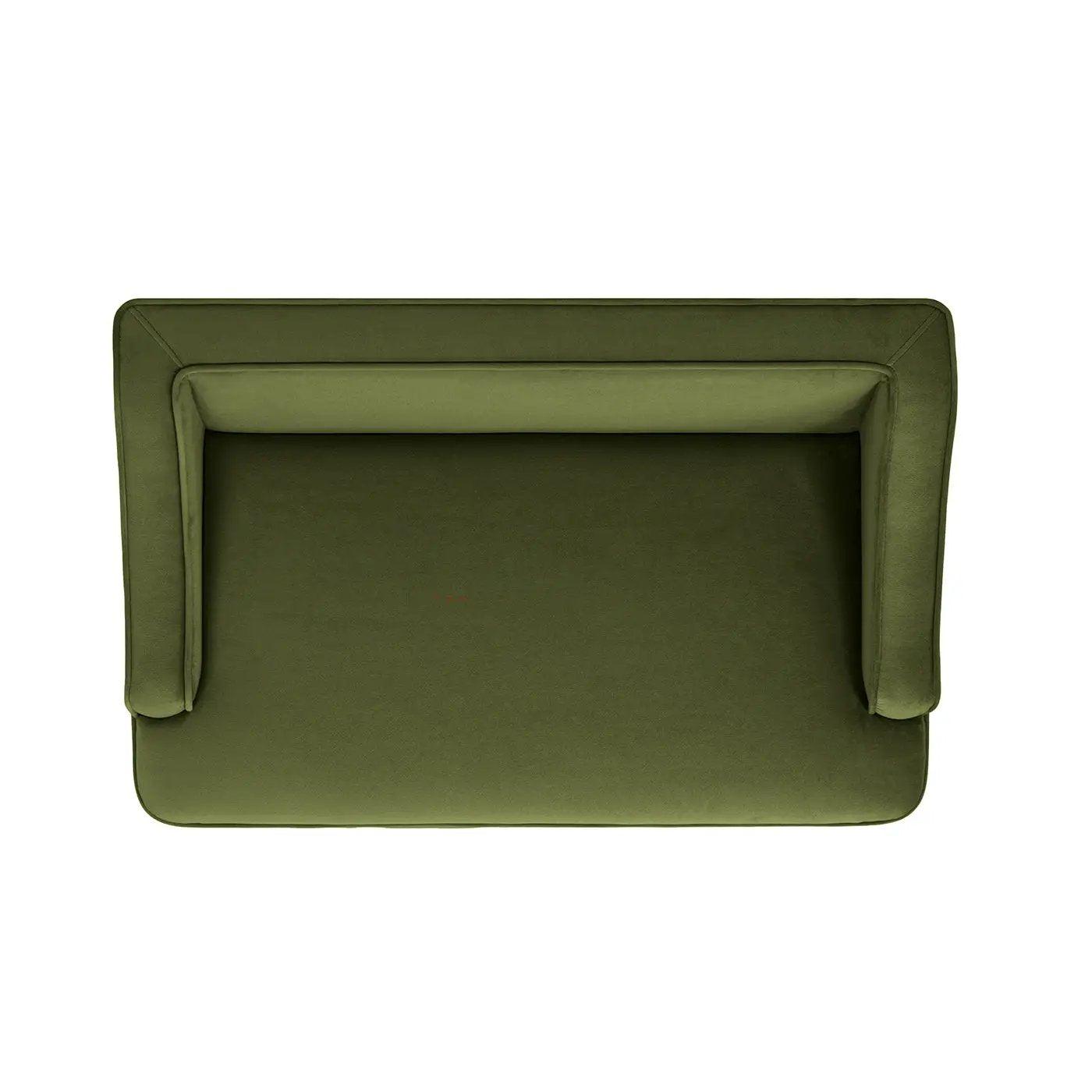 Duchess 33' Medium Princess Pet Bed Sofa with Fringe Skirt, Olive Green Velvet by HouseOfZazla