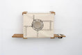 Carica l'immagine nel visualizzatore della galleria, Deluxe Cat Cubby Bed by Catastrophic Creations; beige fabric cube with round porthole and wooden shelves

