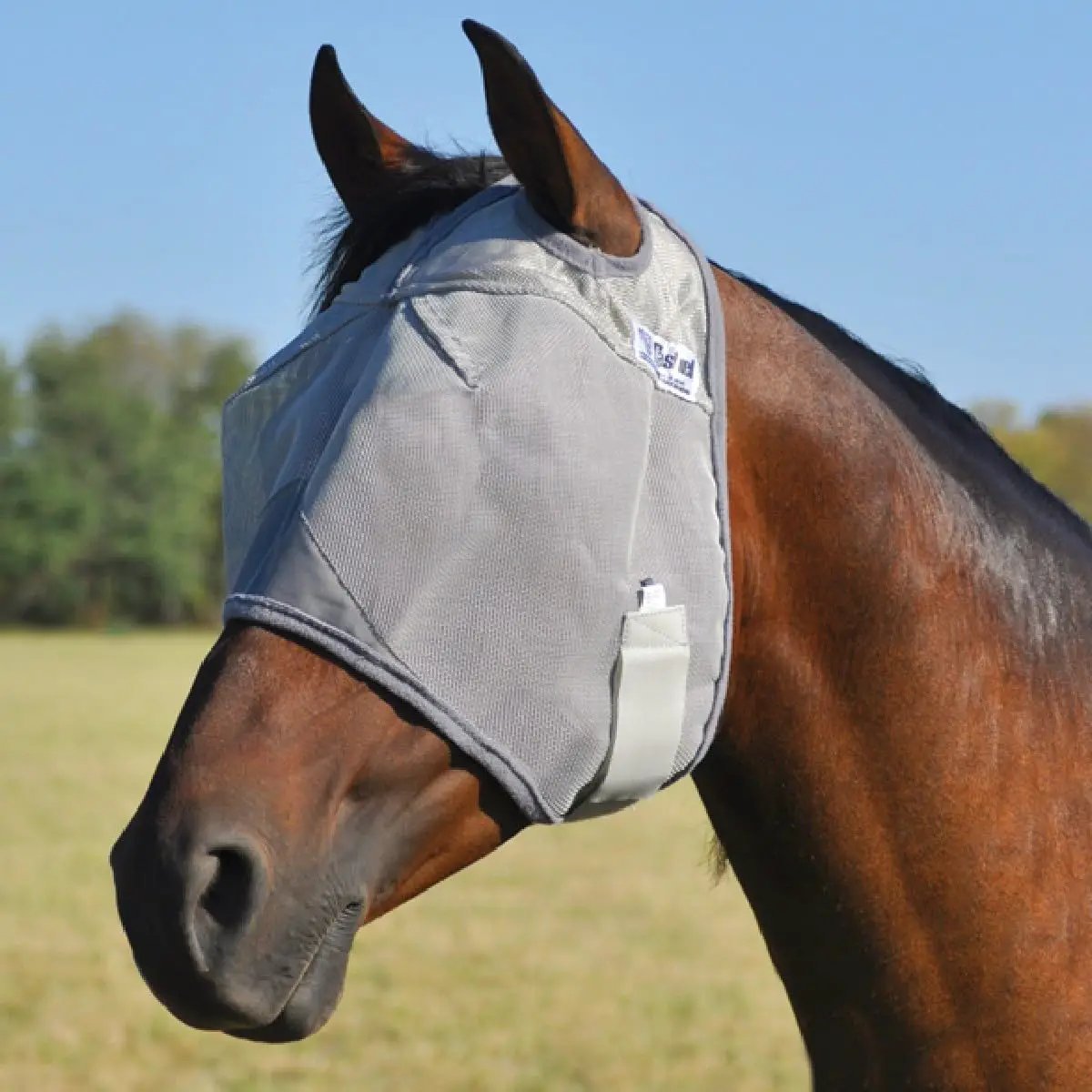 Cashel Crusader Fly Mask Grey Weanling - from For Animals, With Love