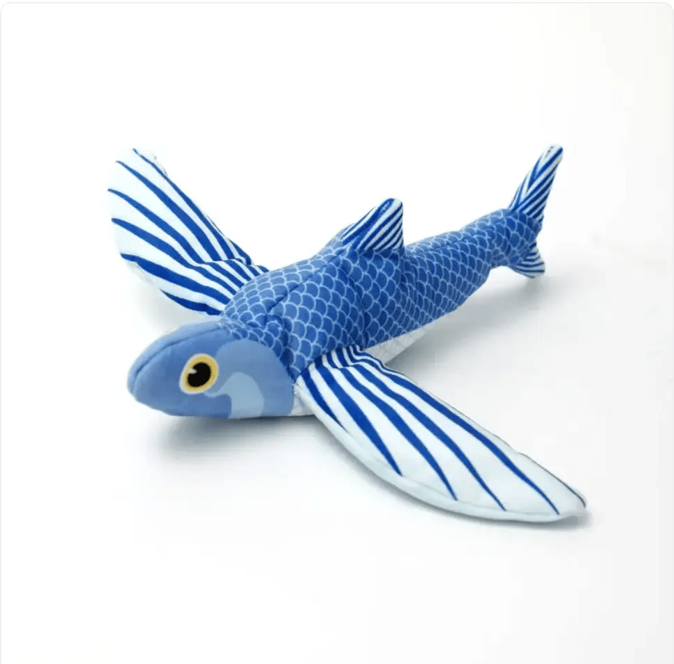 PetPlay Interactive Plush Pet Toy Sound Motion Jumping Fish Flapping Bird 5 Designs by For Animals, With Love