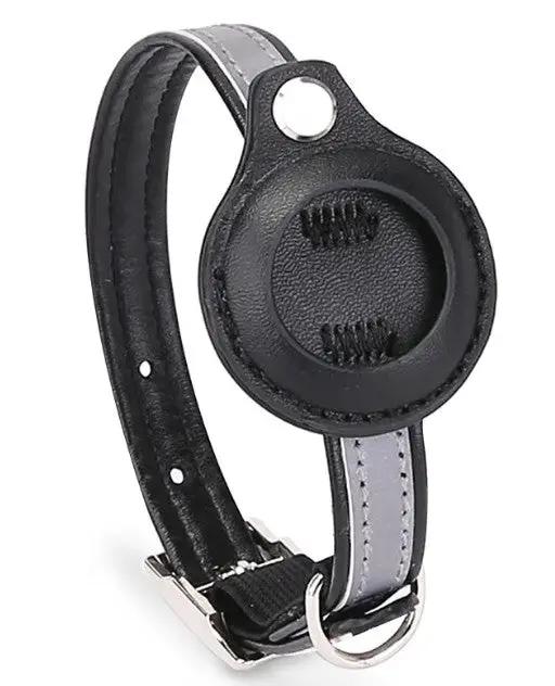SecurePaw GPS Tracker Cover Pet Collar High Density Nylon IPX6 Black by For Animals, With Love