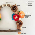 Bild in Galerie-Betrachter laden, Premium Natural Wood Parrot Swing Claw Toy Pine Nut Grinding Tool by Sell My Stuff
